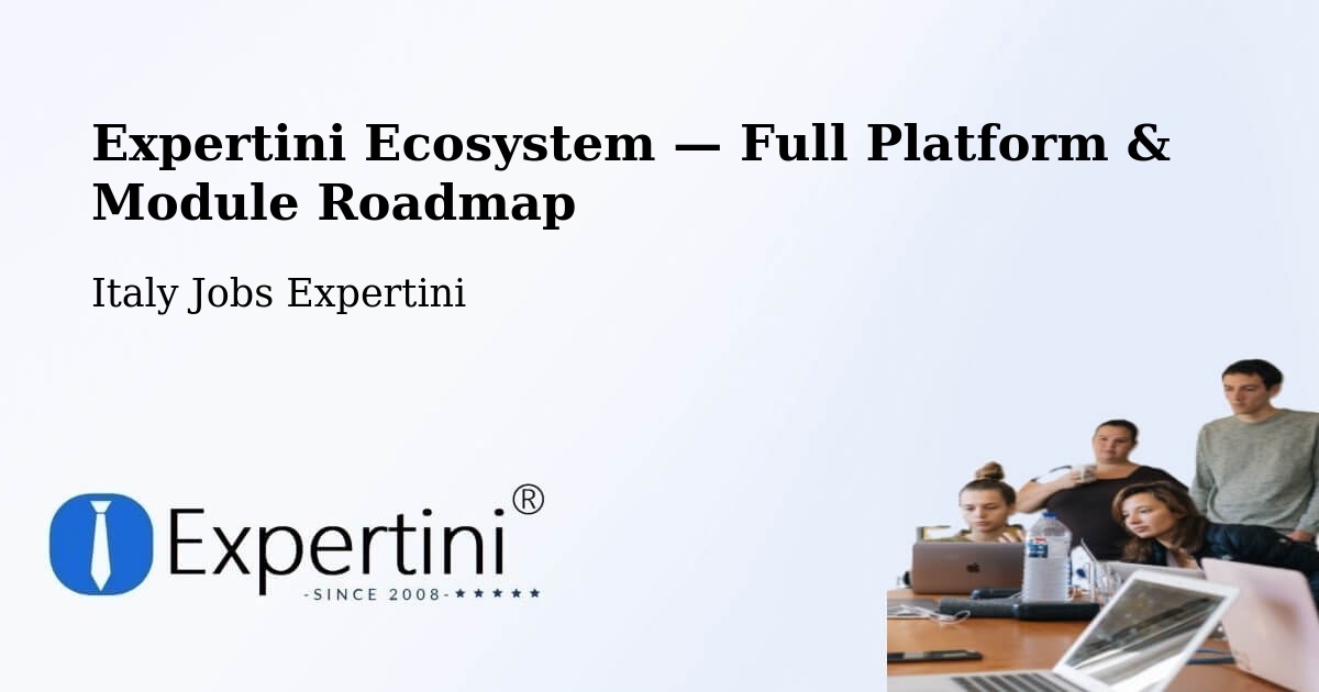 Expertini Ecosystem — Full Platform & Module Roadmap – Imperia
