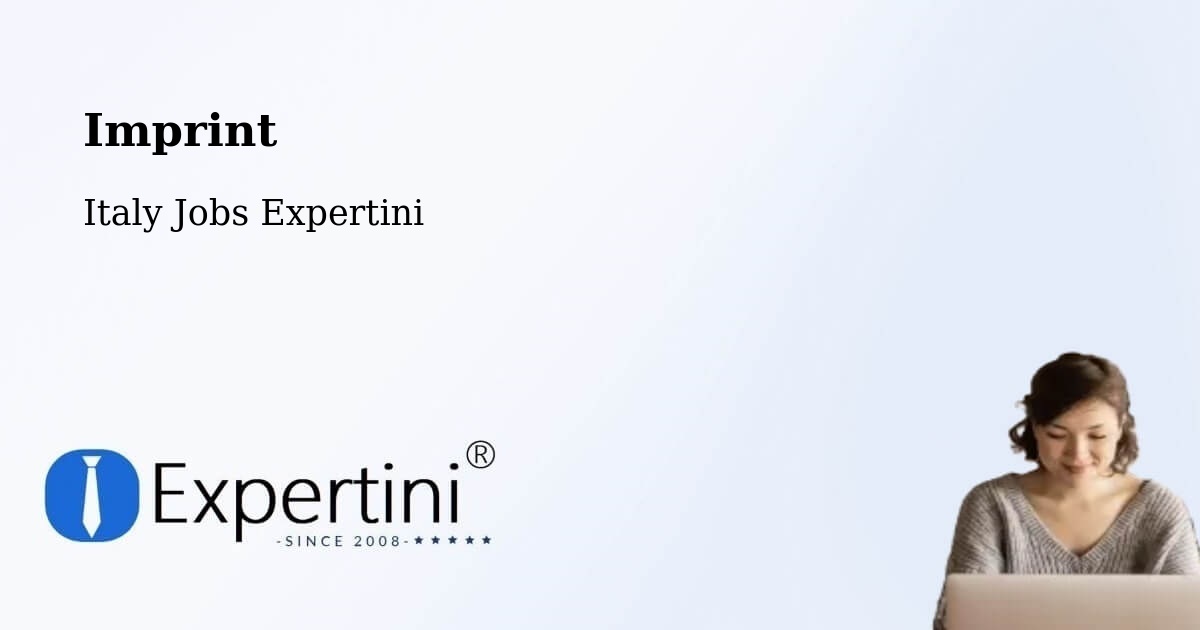 Imprint – Imperia - Italy Jobs Expertini
