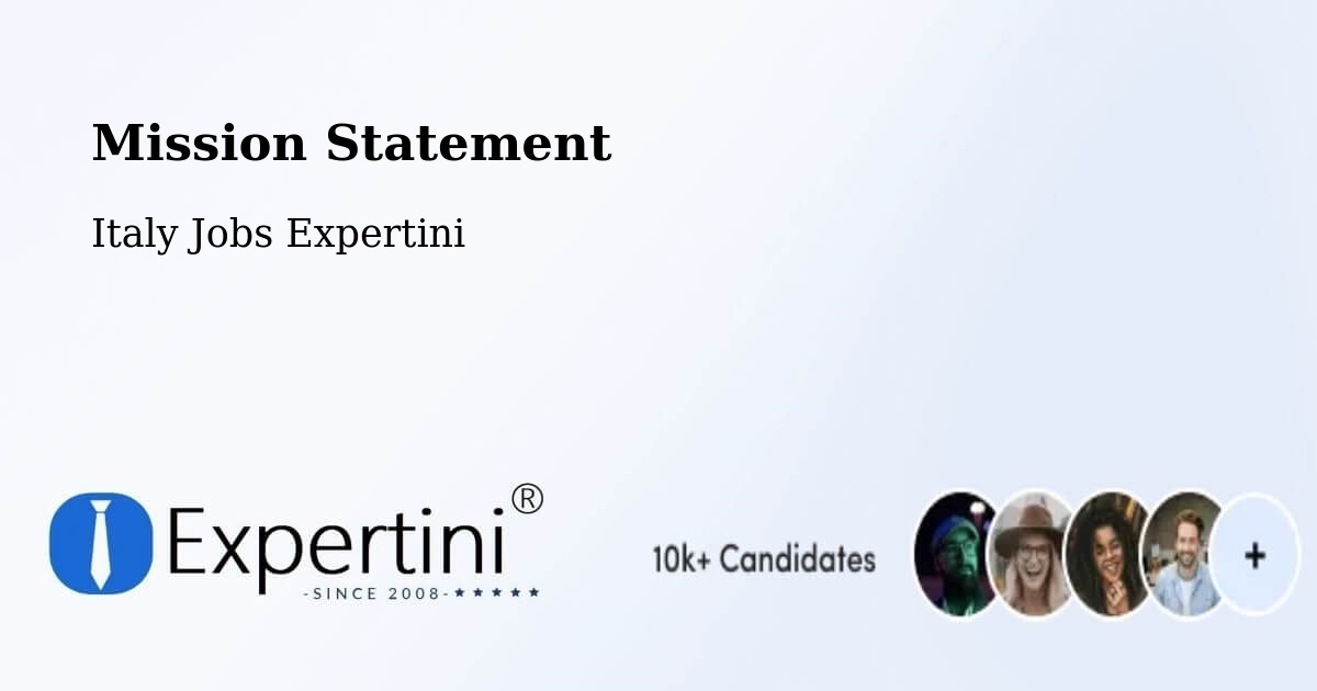 Corporate Mission – Imperia - Italy Jobs Expertini