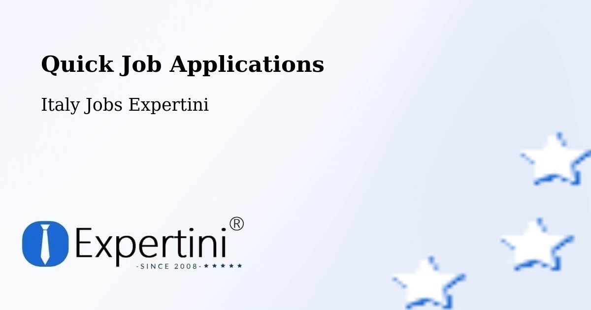 Quick Apply Feature – Imperia - Italy Jobs Expertini