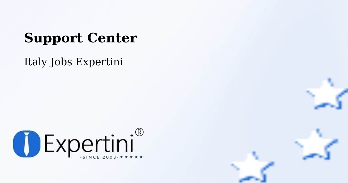 Support Services – Imperia - Italy Jobs Expertini